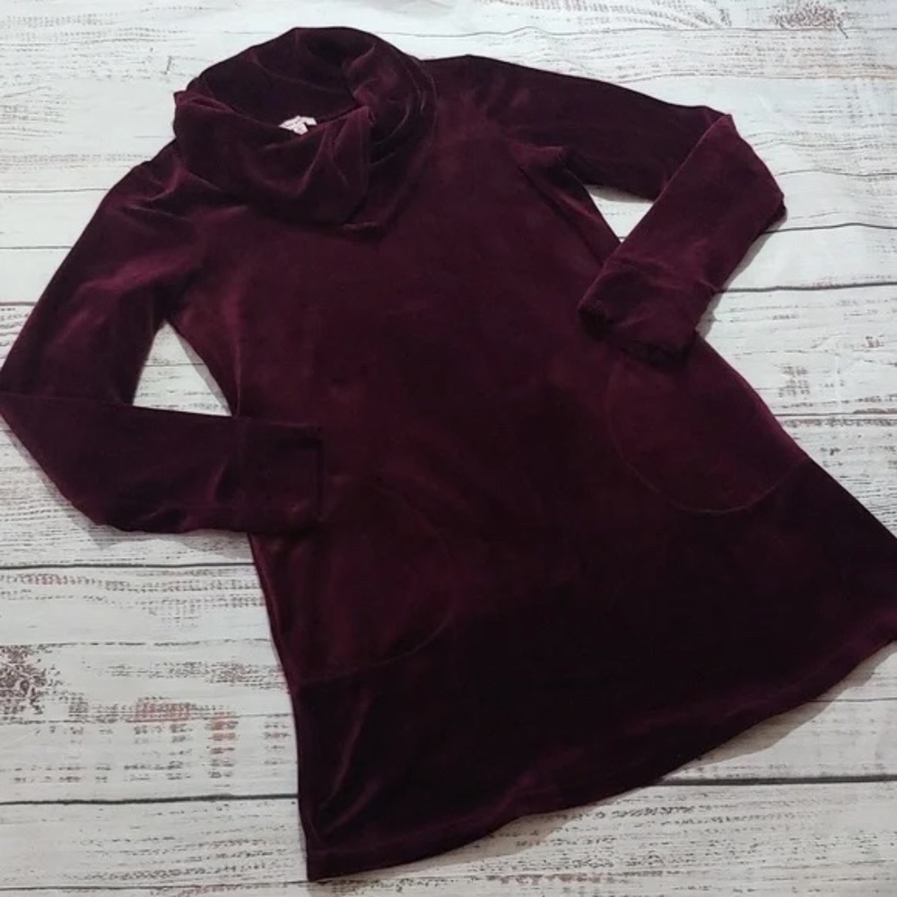 Max Studio Velour tunic or dress size L